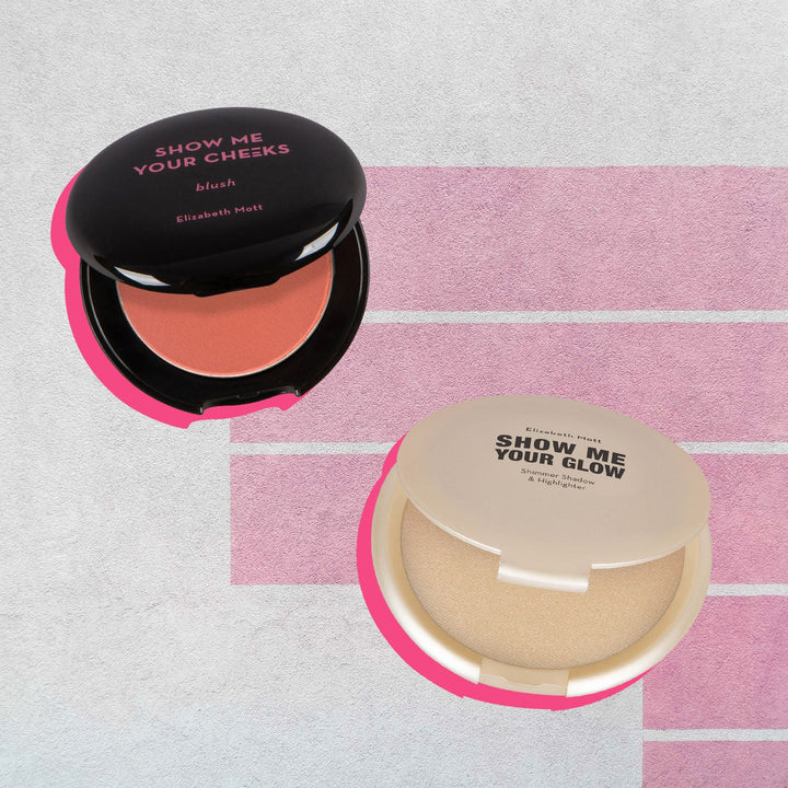 Where to apply blush and highlighter 
