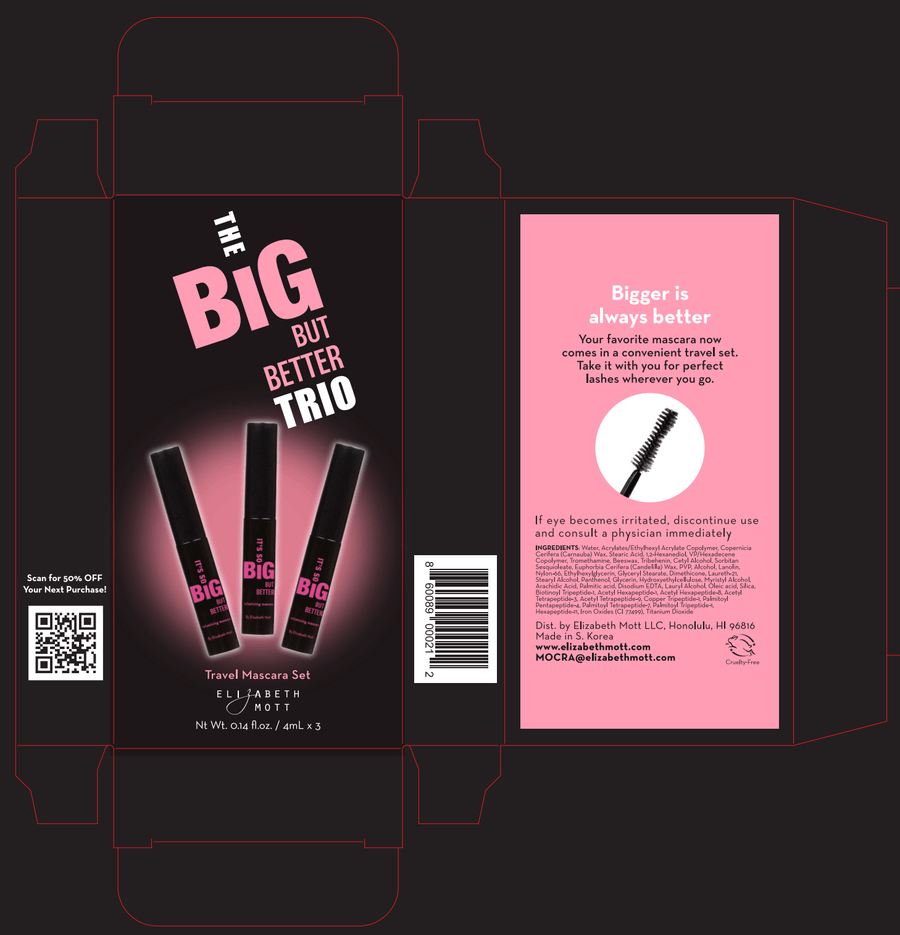 It's So Big But Better Volumizing Mascara Trio (3-pack travel size)