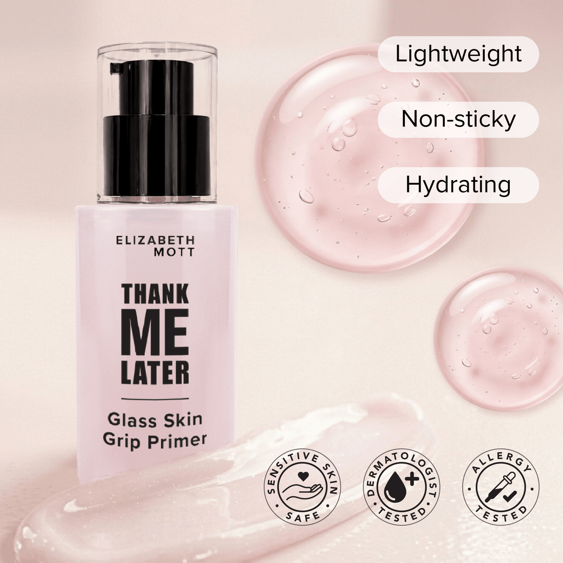 Thank Me Later Glass Skin Grip Face Primer