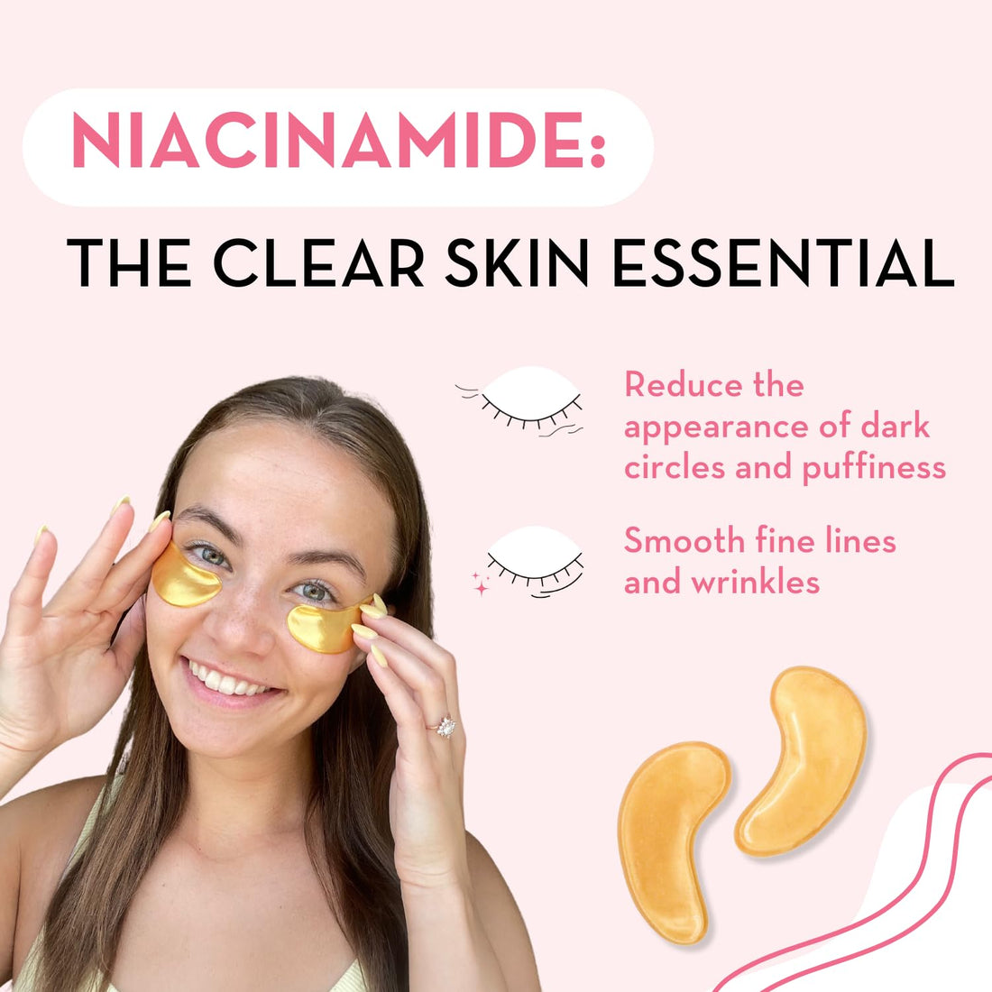 Under Eye Patches with 24K Gold