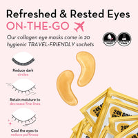 Under Eye Patches with 24K Gold