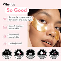 Under Eye Patches with 24K Gold