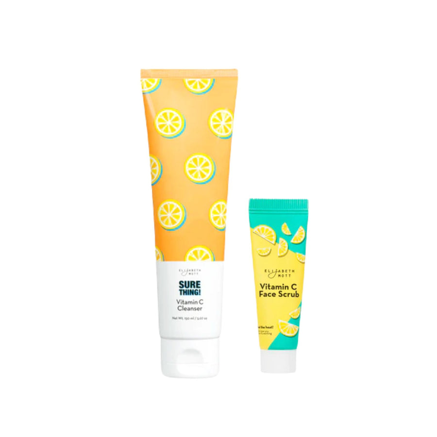 sure thing! vitamin c cleanser with free vitamin c face scrub sample gift with purchase