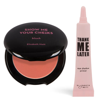 Thank Me Later Eye Primer & Show Me Your Cheeks Peach Pink