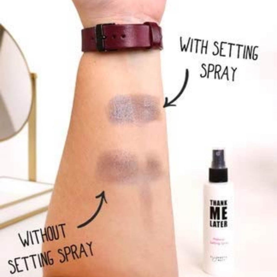 thank me later setting spray